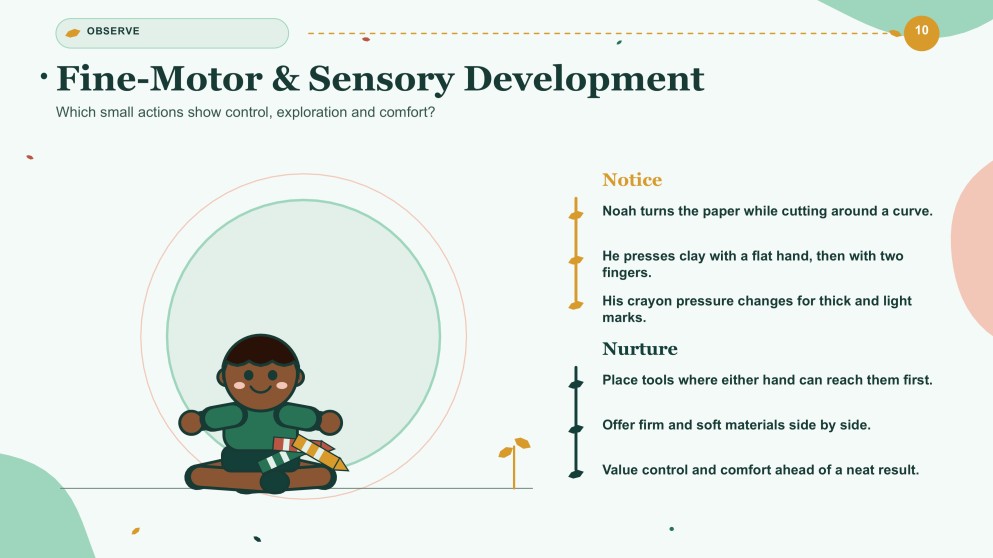 Kids Growth and Development Notions for Pre-K Teachers Presentation