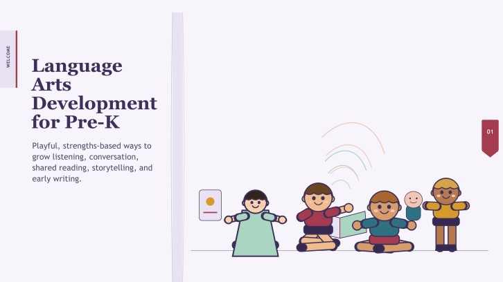 Language Arts Development for Pre-K Presentation