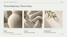 Minimalist Aesthetic Presentation for Morning Objects