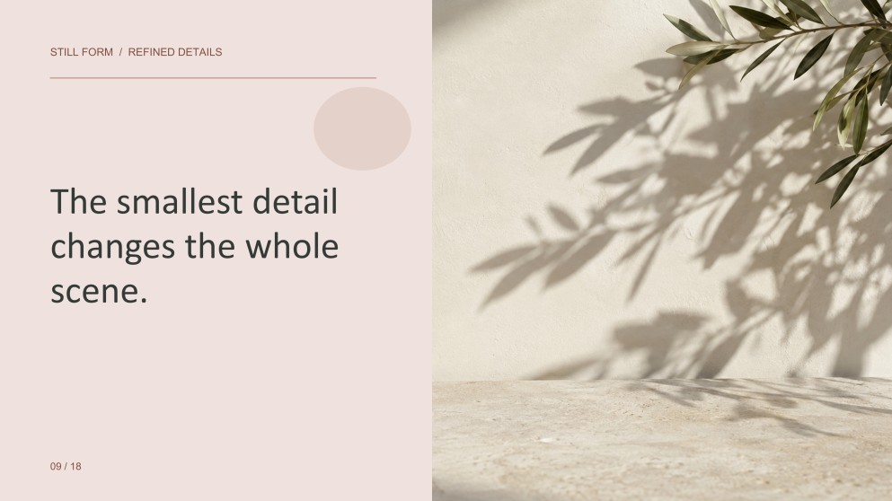 Minimalist Aesthetic Presentation for Morning Objects