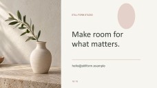 Minimalist Aesthetic Presentation for Morning Objects