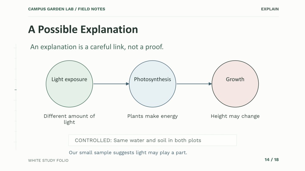 White Aesthetic Notes for School Presentation