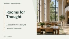 Présentation du centre scolaire au style Light Academia
