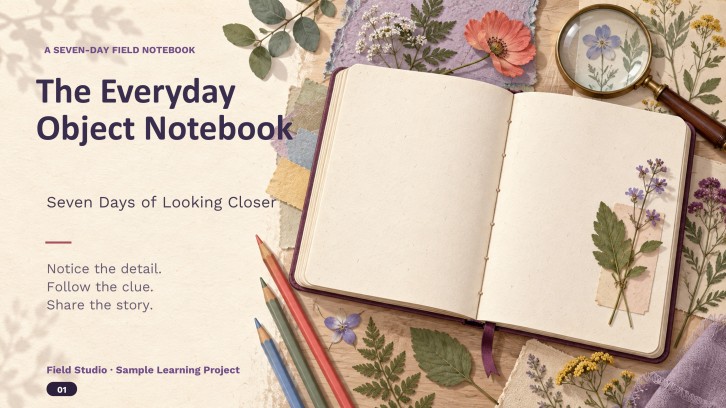 Notebook Slideshow Presentation