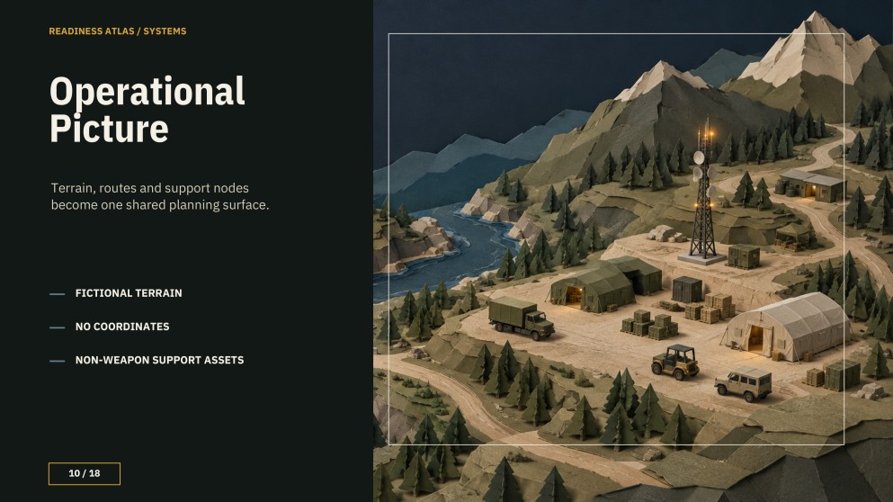 Military Background Infographics
