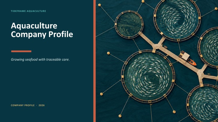 Aquaculture Company Profile Presentation