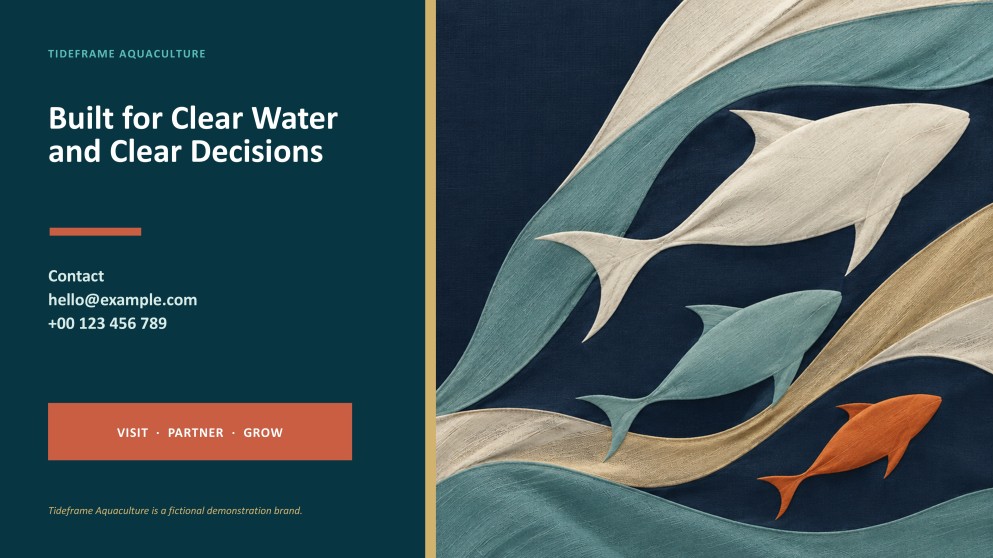 Aquaculture Company Profile Presentation