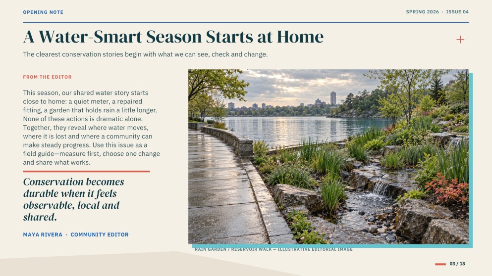 Water Conservation Newsletter Presentation