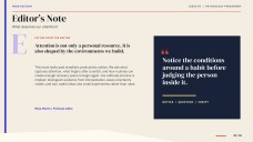 Présentation de la newsletter de psychologie