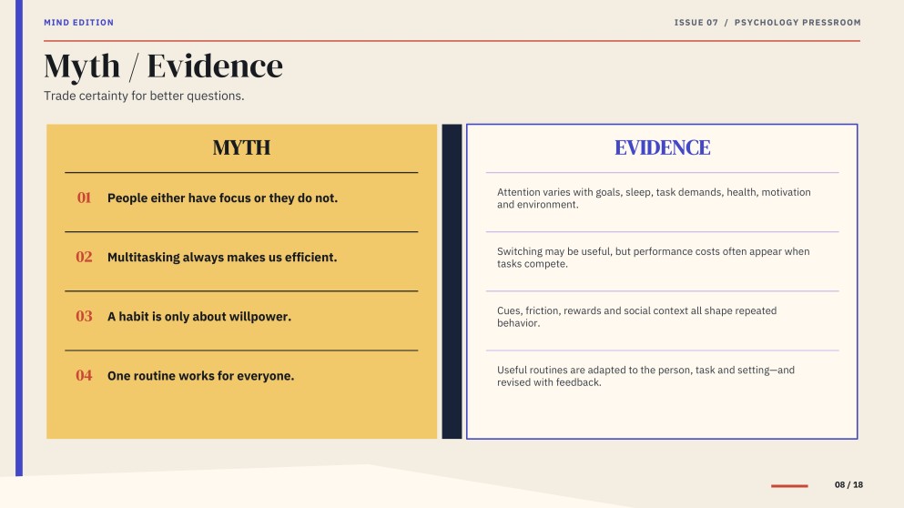 Présentation de la newsletter de psychologie