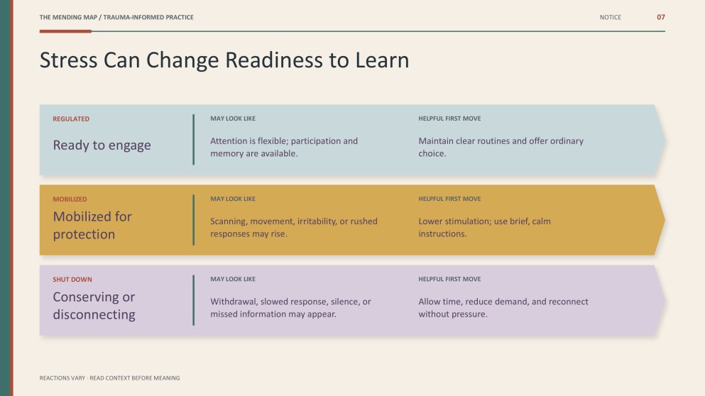 Childhood Trauma: Recognize, Restore, and Support Presentation