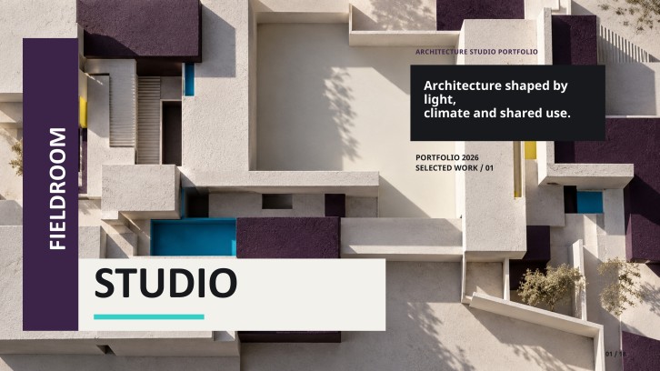 Apresentação do Estúdio de Arquitetura