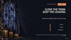 Pengatur Pribadi Bergaya Witch Academia untuk Presentasi Siswa SMA di Halloween