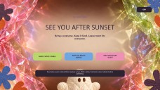 Cute Halloween Party Agenda Presentation