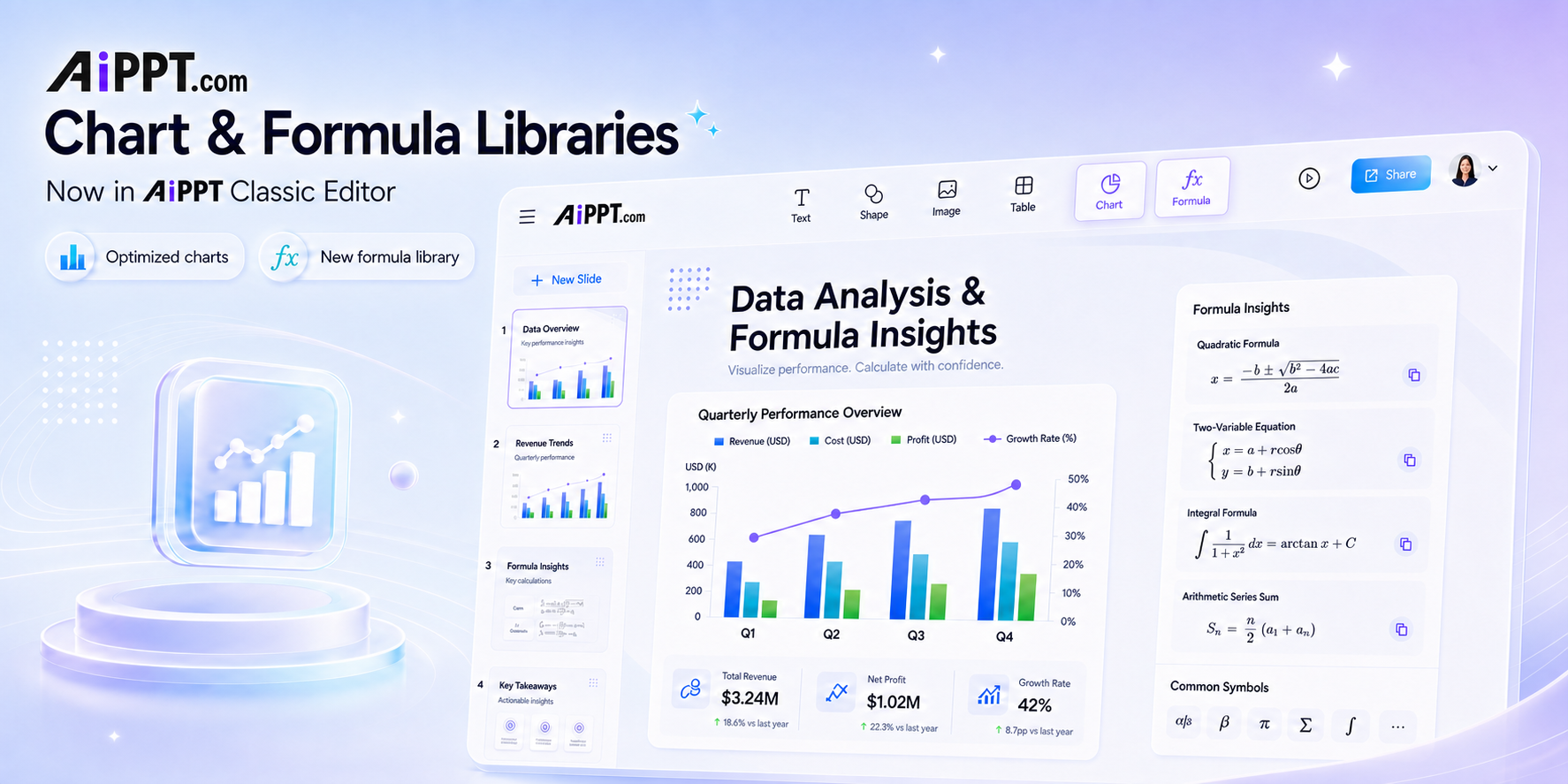 ✨ New Chart & Formula Libraries are here!