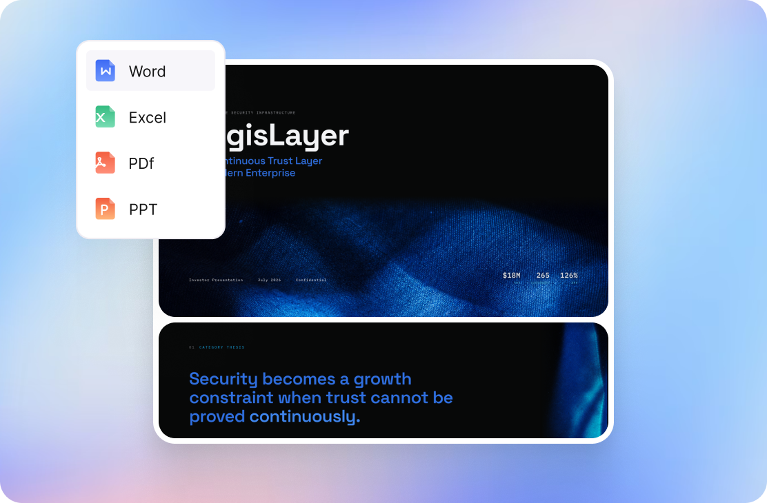 Turn Any Document into Polished Slides