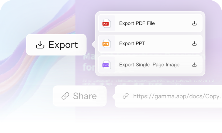 Step 4: Share or Export